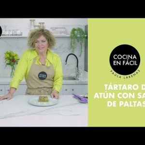 18. Tártaro de Atún con salsa de Paltas