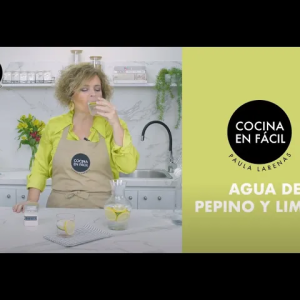 13. Agua de Pepino y Limón