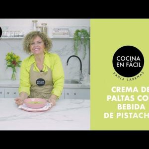 25. Crema de paltas con bebida de pistachos