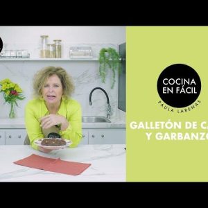 15. Galletón de cacao y garbanzos